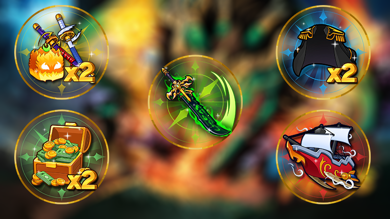 Combo 5 Gamepass Vĩnh Viễn (Dark Blade, Mastery, Beli, Drop Boss Và Fast Boats)