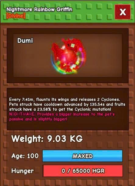 Griffin Hatched Rainbow