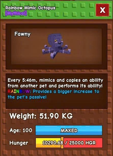 Huge Rainbow Mimic 5p46s